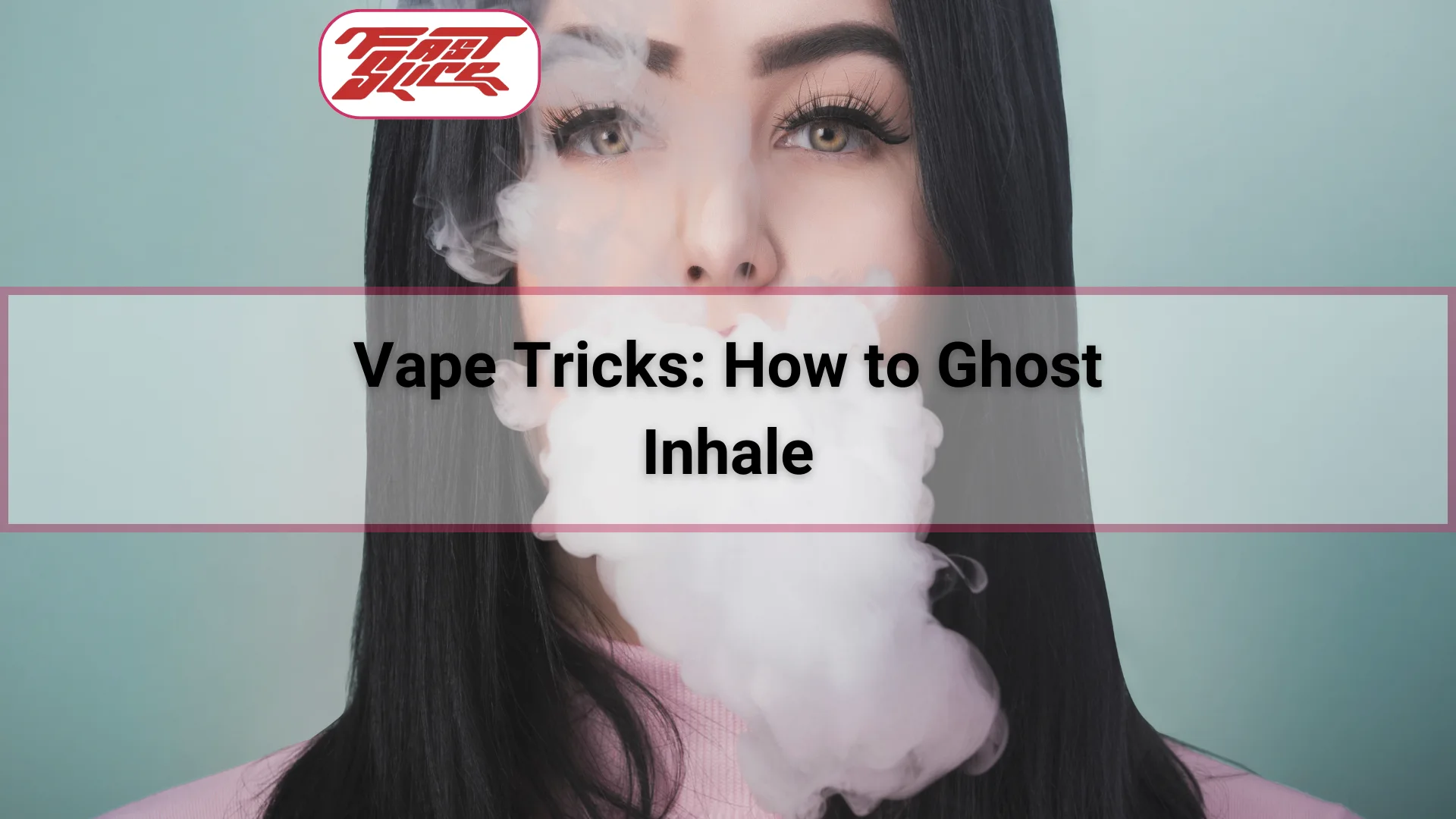 vape tricks how to ghost inhale, girl performing a ghost inhale vape trick